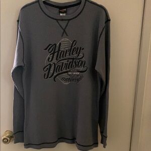 BNWOT Harley-Davidson Gray Long Sleeve Shirt/Thermal
